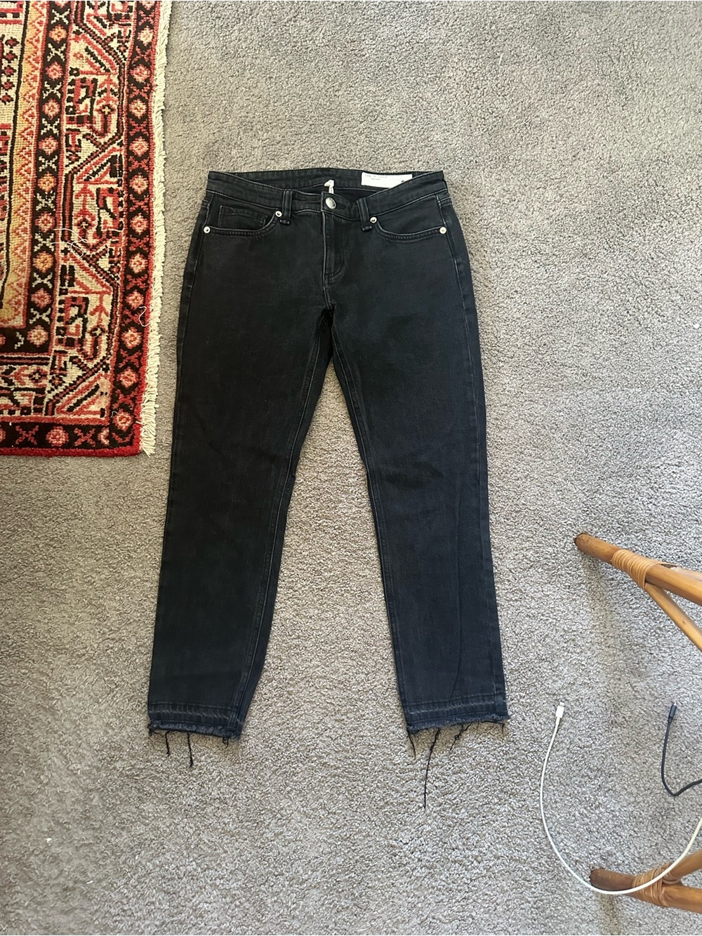 rag & bone Dre Low Rise Baggy Boyfriend Jeans